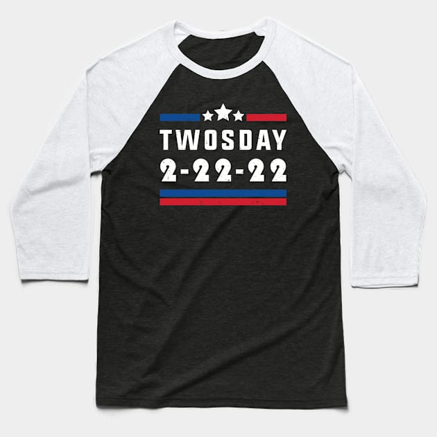 2-22-22 Twosday Tuesday February 2nd 2022 Commemorative Twosday Baseball T-Shirt by SHB-art